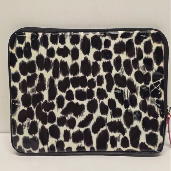 Kate Spade Tablet Case Cream Black Leopard Animal Print - Picture 2 of 10